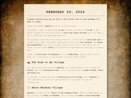 journals/feb2025/journal-february-26 screenshot