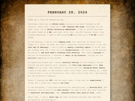 journals/feb2025/journal-february-28 screenshot