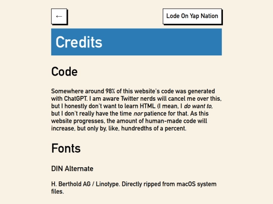 credits screenshot