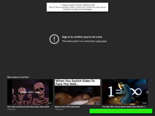 not_found screenshot