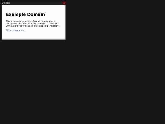 test screenshot