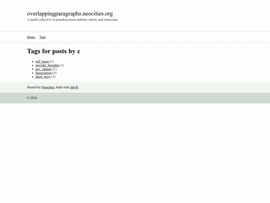 blogs/c/tags screenshot