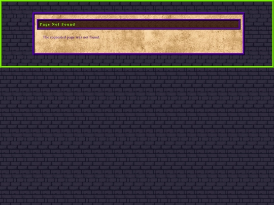 not_found screenshot