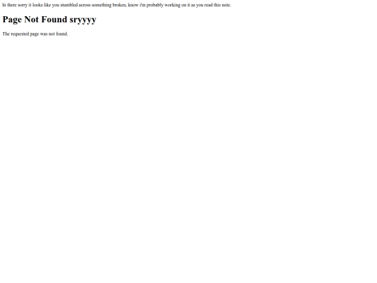 not_found screenshot