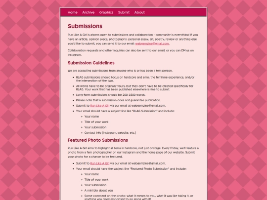 submissions screenshot