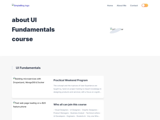 asd/ui fundamentals/UI Fundamentals screenshot
