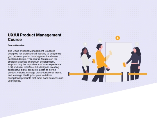 loin/design academy/UXUI Product Management Course screenshot