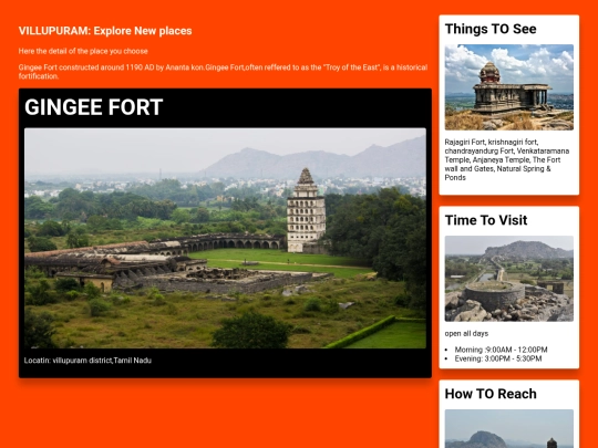 mit/touristo/af vpm/places in villupuram/gingee screenshot