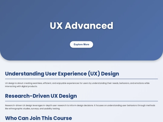 uiux assamble/complete pg ui and ux/uiux assamble/course single/UX Advanced screenshot
