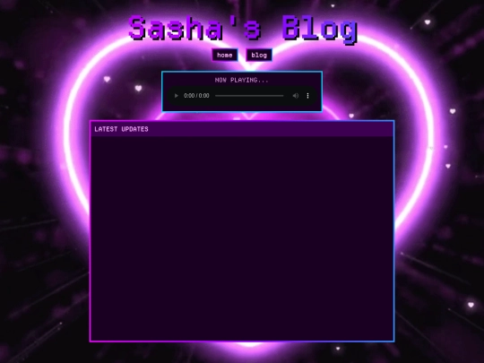 blog screenshot