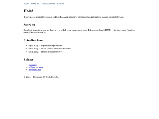 index screenshot