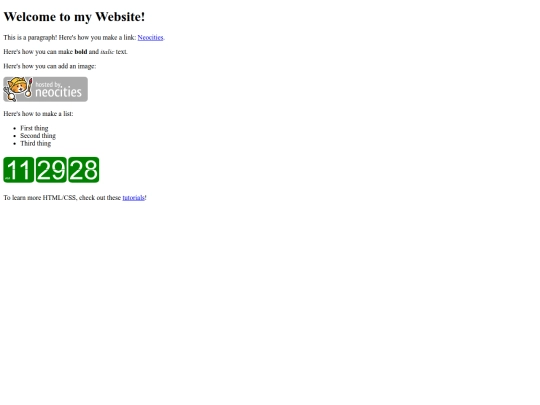 index screenshot