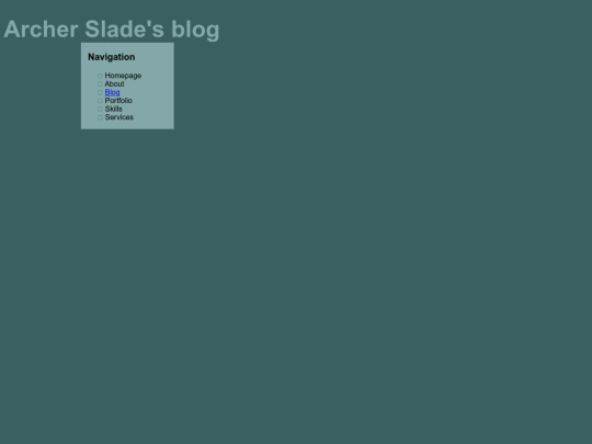 blog screenshot