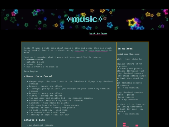 music screenshot