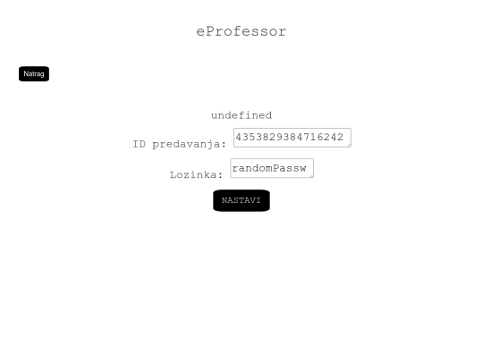 novopredavanje screenshot