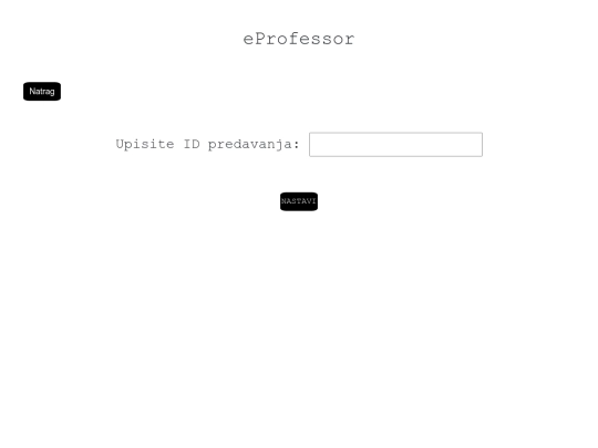 profprijava screenshot