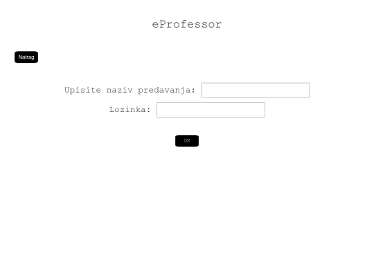 student screenshot