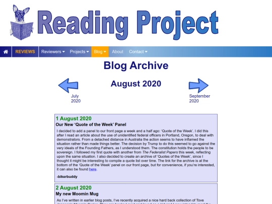 BlogArchive/2008August screenshot