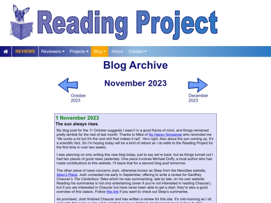 BlogArchive/2311November screenshot
