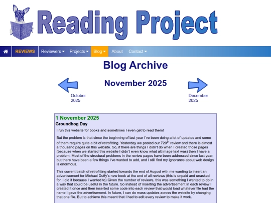 BlogArchive/2511November screenshot