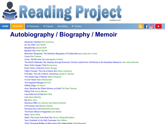 BookCategories/AutobiographyBiographyMemoir screenshot