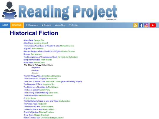 BookCategories/HistoricalFiction screenshot