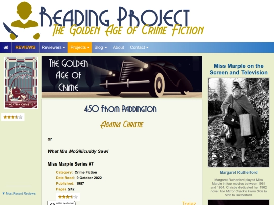 BookReviews/450FromPaddington_AgathaChristie screenshot