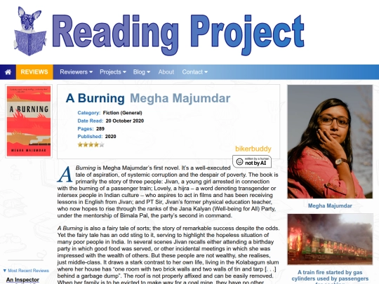 BookReviews/ABurning_MeghaMajumdar screenshot