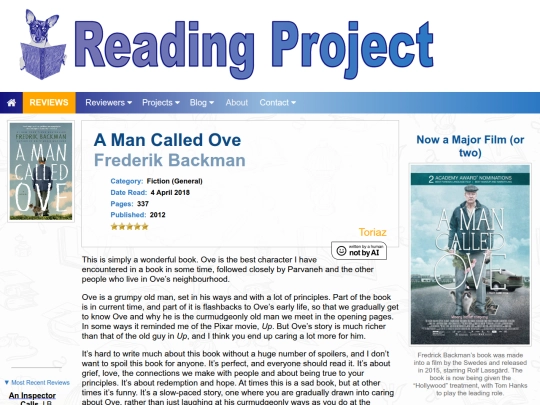 BookReviews/AManCalledOve_FredrikBackman screenshot