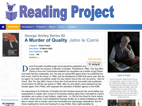 BookReviews/AMurderOfQuality_JohnLeCarre screenshot