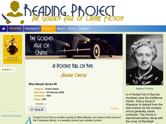 BookReviews/APocketFullOfRye_AgathaChristie screenshot