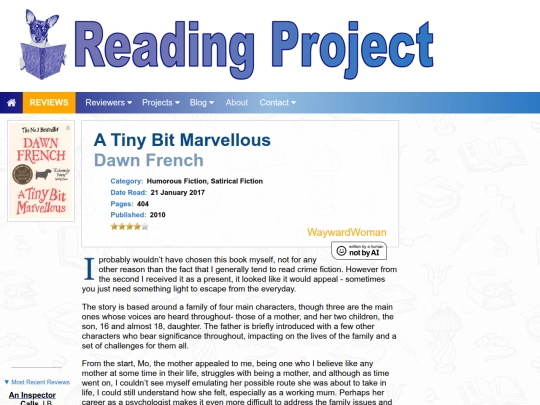 BookReviews/ATinyBitMarvelous_DawnFrench screenshot