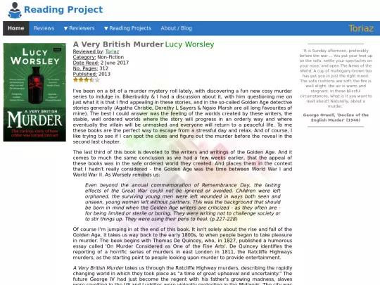 BookReviews/AVeryBritishMurder_MaryWorsley screenshot