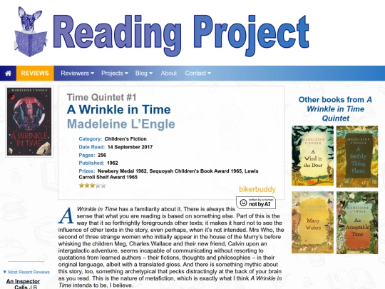 BookReviews/AWrinkleInTime_MadeleineLEngle screenshot