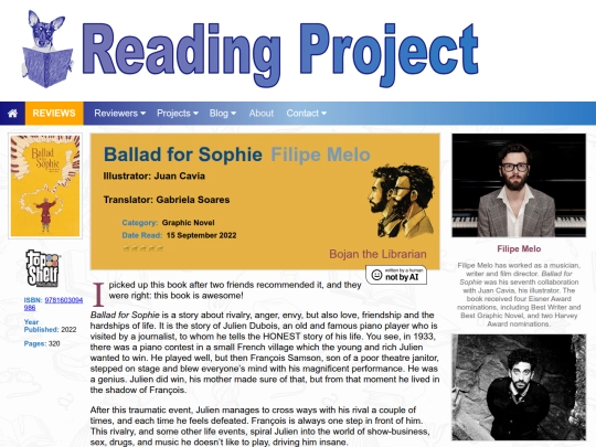 BookReviews/BalladForSophie_FilipeMelo_JuanCavia screenshot