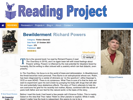 BookReviews/Bewilderment_RichardPowers screenshot