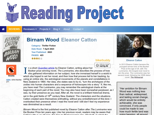 BookReviews/BirnamWood_EleanorCatton screenshot