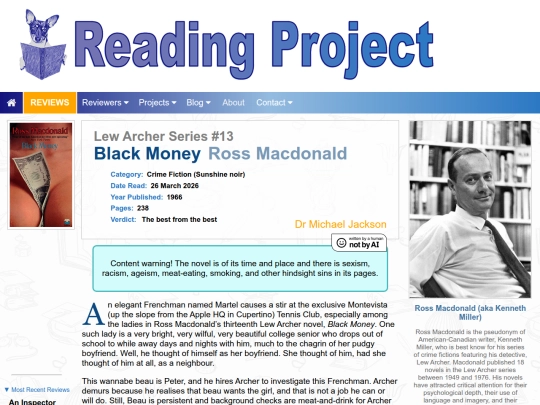 BookReviews/BlackMoney_RossMacdonald screenshot