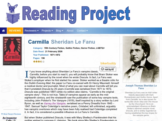 BookReviews/Carmilla_SheridanLeFanu screenshot