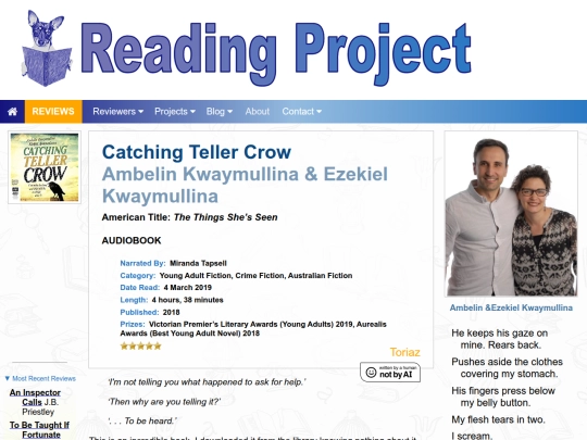 BookReviews/CatchingTellerCrow_AmbelinKwaymullina_EzekielKwaymullina screenshot