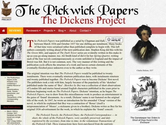 BookReviews/CharlesDickens/ThePickwickPapers screenshot