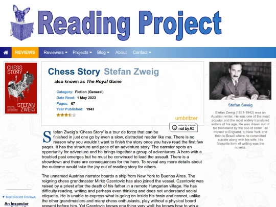 BookReviews/ChessStory_StefanZweig screenshot