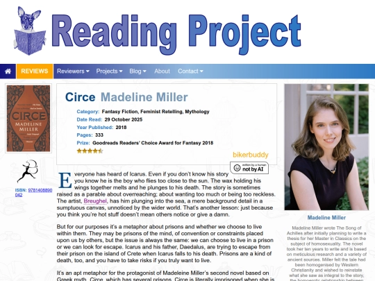 BookReviews/Circe_MadelineMiller screenshot