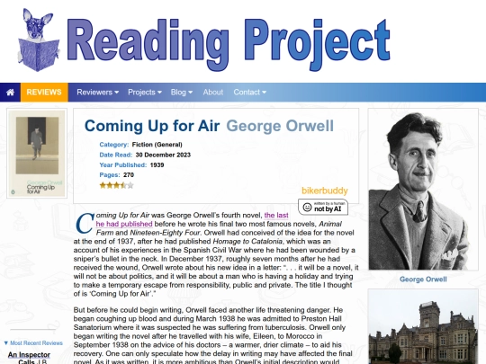 BookReviews/ComingUpForAir_GeorgeOrwell screenshot