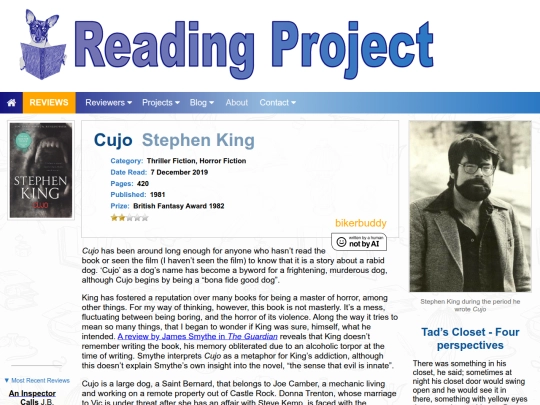 BookReviews/Cujo_StephenKing screenshot