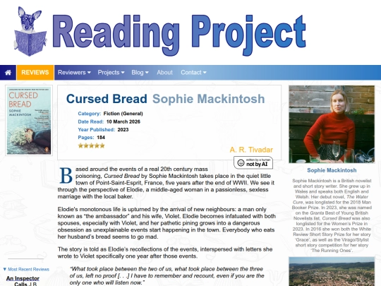 BookReviews/CursedBread_SophieMackintosh screenshot
