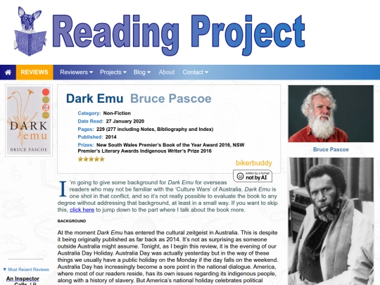 BookReviews/DarkEmu_BrucePascoe screenshot
