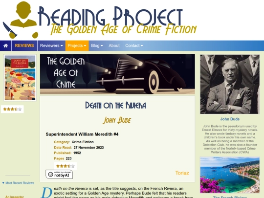 BookReviews/DeathOnTheRiviera_JohnBude screenshot