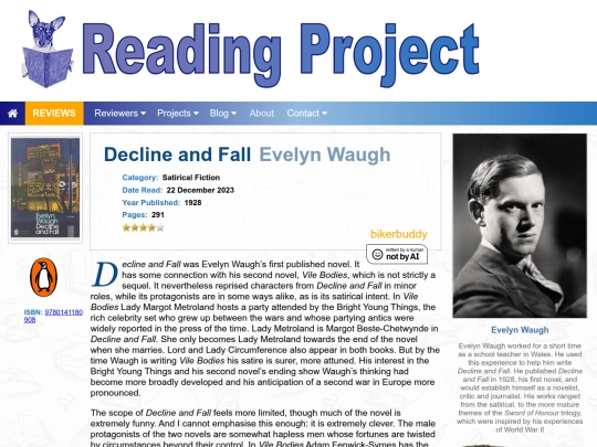 BookReviews/DeclineAndFall_EvelynWaugh screenshot