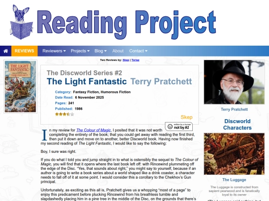 BookReviews/Discworld/TheLightFantastic_TerryPratchett screenshot